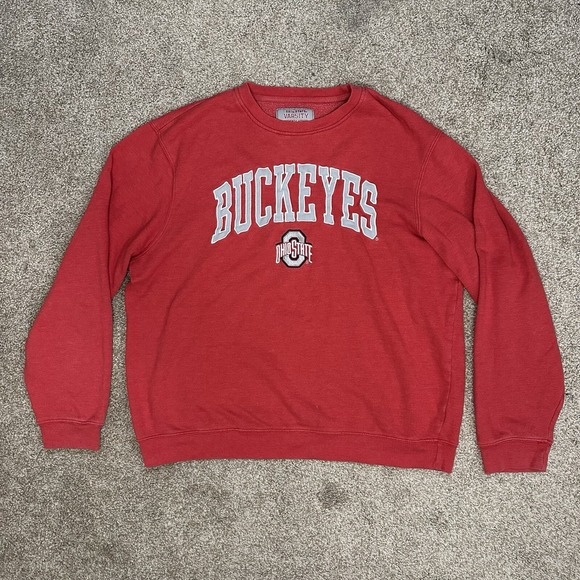Varsity Apparel Other - Ohio State Buckeyes University OSU Varsity Crewneck Sweatshirt Size XL Red Logo